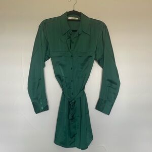 Abercrombie & Fitch, XS button down Silk Dress